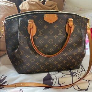 Louis Vuitton turenne GM Brown and Tan Monogram Shoulder Bag